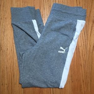 Puma sweat pants.